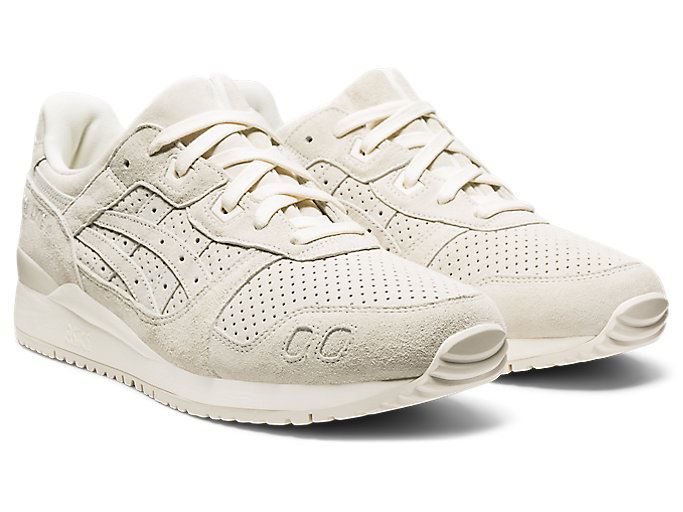 Cream / Cream Asics GEL-Lyte III Men's Sneakers | HOWA4950