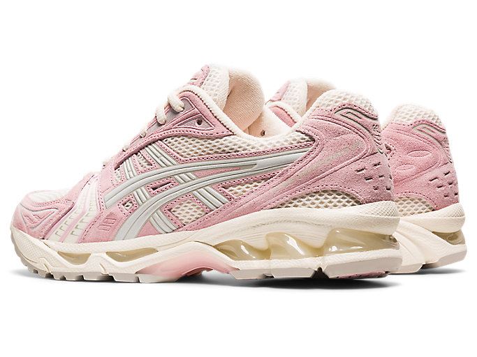 Cream / Pink Asics GEL-KAYANO 14 Women's Sneakers | XMWA5689