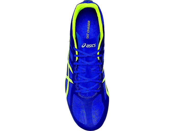 Deep Blue / Yellow Asics Heat Chaser Men's Track Shoes | OWED8536