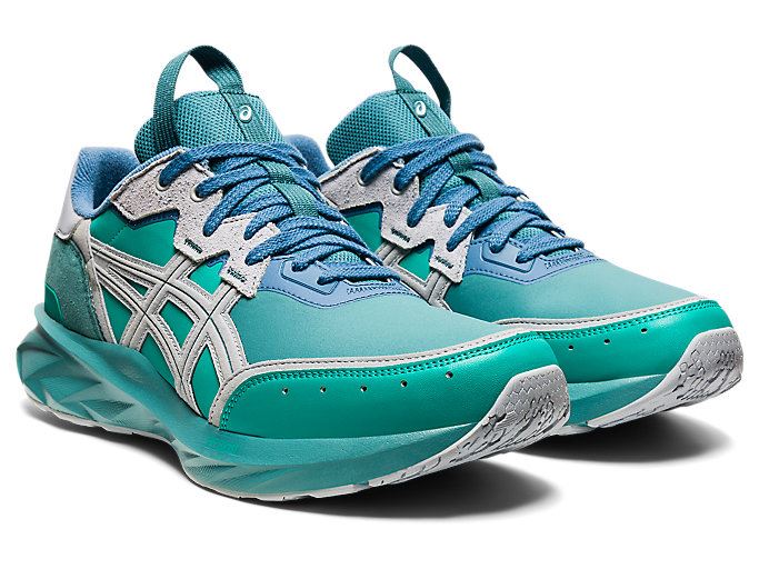 Deep Green / Grey Asics HS1-S TARTHER BLAST Men's Sneakers | WYEL6370