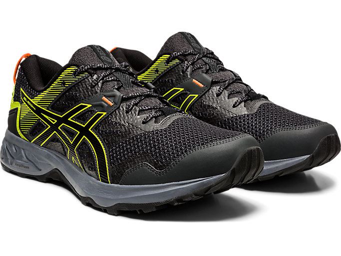 Deep Grey / Black Asics GEL-Sonoma 5 Men's Trail Running Shoes | RQPO6923