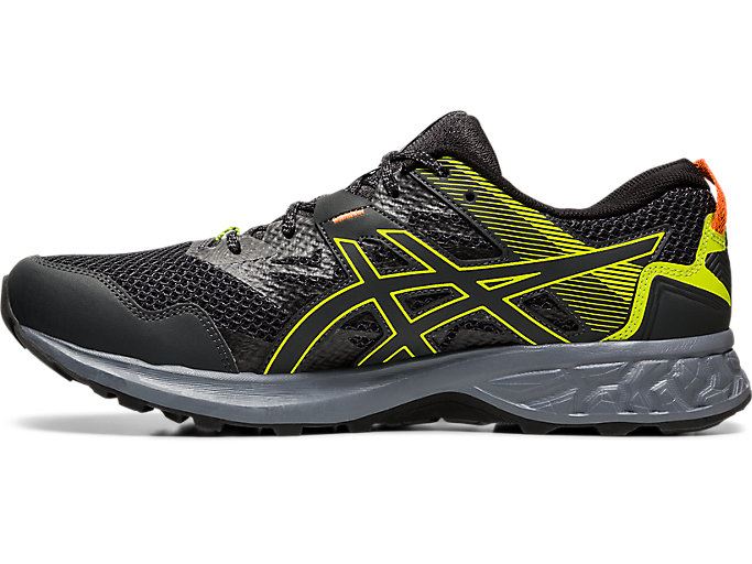 Deep Grey / Black Asics GEL-Sonoma 5 Men's Trail Running Shoes | RQPO6923