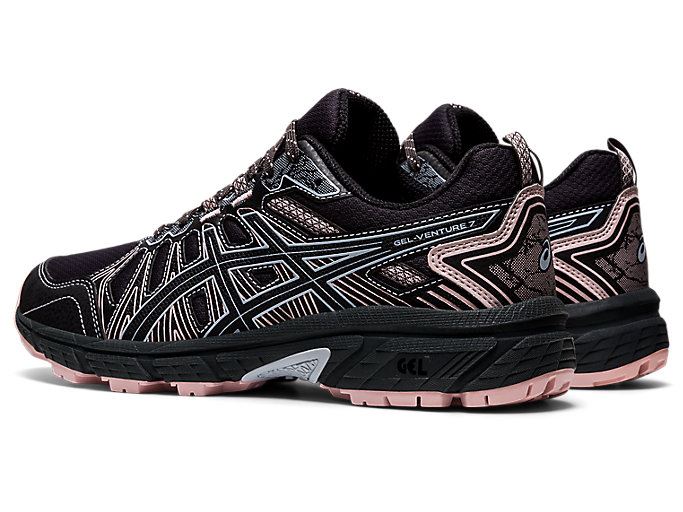 Deep Grey / Black Asics GEL-VENTURE 7 Women's Trail Running Shoes | KSIK2935