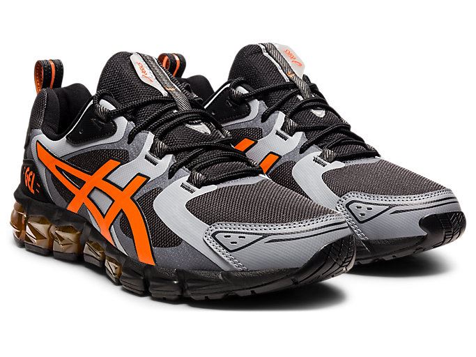 Deep Grey / Gold Orange Asics GEL-QUANTUM 180 Men's Sneakers | LQHY0609