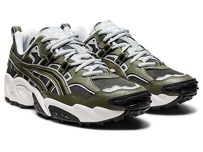 Deep Grey / Green Asics GEL-NANDI OG Men's Sneakers | HOSR7579