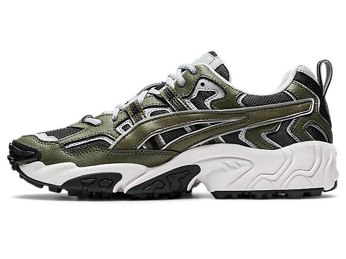 Deep Grey / Green Asics GEL-NANDI OG Men's Sneakers | HOSR7579