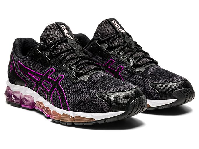 Deep Grey / Purple Asics GEL-QUANTUM 360 6 Women's Sneakers | BKXI0990