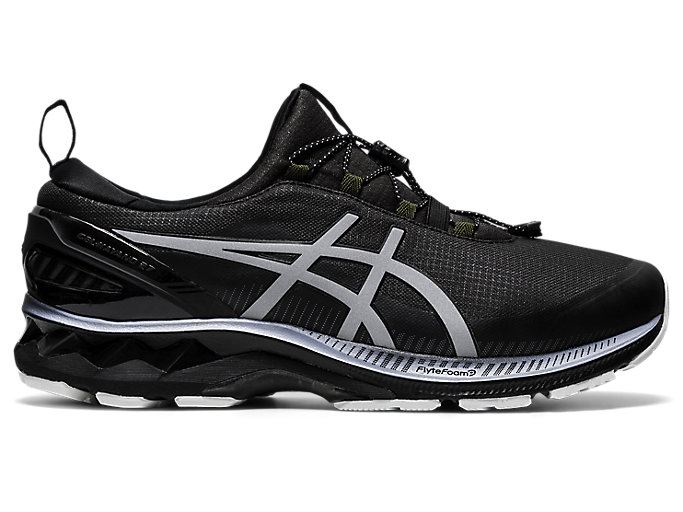 Deep Grey / Silver Asics GEL-KAYANO 27 AWL Men's Running Shoes | YTNB3462