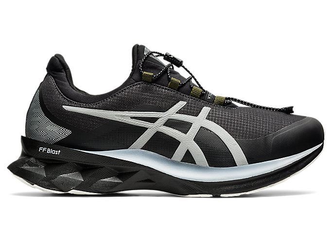 Deep Grey / Silver Asics Novablast AWL Men\'s Running Shoes | UKWN2094