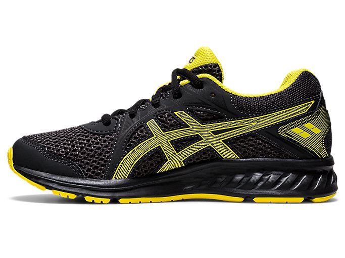 Deep Grey / Yellow Asics Jolt 2 GS Kids' Sneakers | ZTIY4689