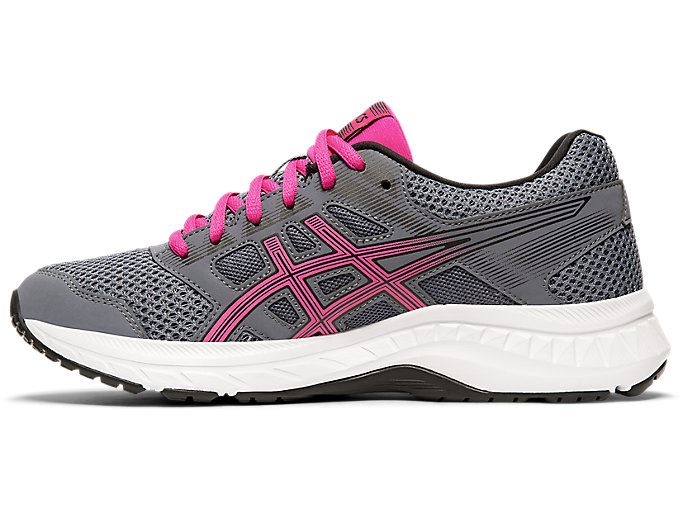 Fuchsia Purple Asics GEL-CONTEND 5 (D) Women's Running Shoes | RZCY8090