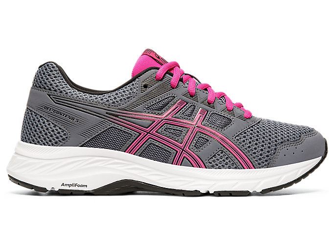 Fuchsia Purple Asics GEL-CONTEND 5 (D) Women\'s Running Shoes | RZCY8090