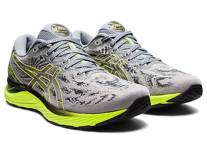 Green Asics GEL-CUMULUS 23 Men's Running Shoes | BCBL4625