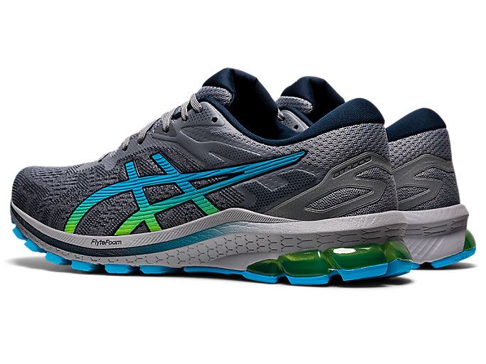 Green Asics GT-1000 10 Men's Running Shoes | MJOO9027