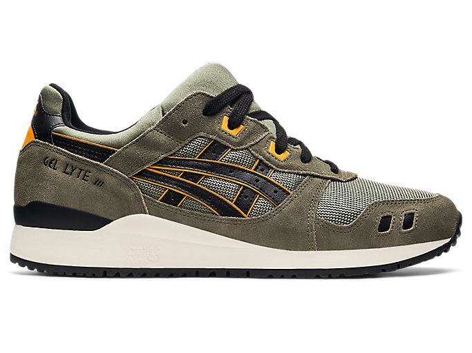 Green / Black Asics GEL-LYTE III OG Women's Sneakers | QNCE5675