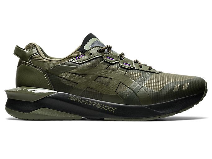 Green / Black Asics GEL-LYTE XXX Men\'s Sneakers | OQZP1628