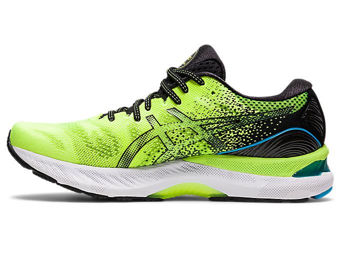 Green / Black Asics GEL-NIMBUS 23 Men's Running Shoes | JNGD5096