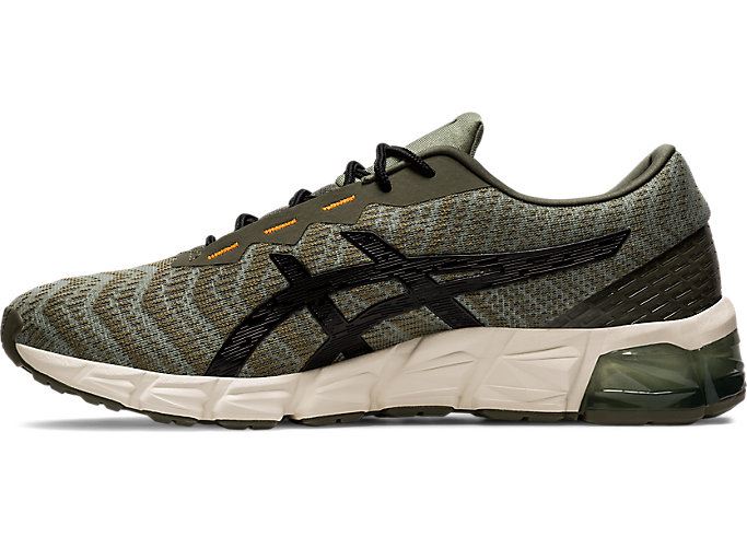 Green / Black Asics GEL-QUANTUM 180 5 Men's Sneakers | HSCC6447