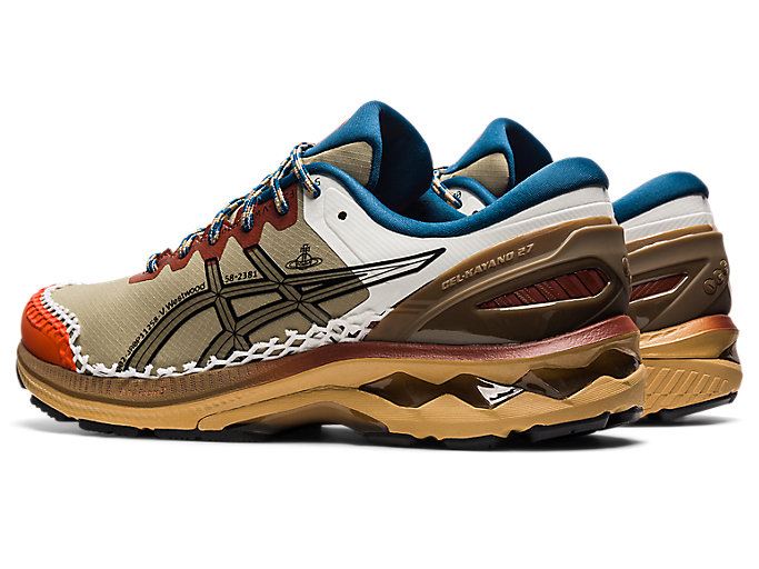 Green / Brown Asics GEL-KAYANO 27 DE Men's Sneakers | ULAU9112