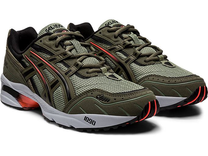 Green / Green Asics GEL-1090 Men's Sneakers | PYDN0749