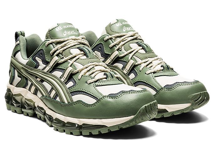 Green / Green Asics GEL-NANDI 360 Men's Sneakers | PJLO6638