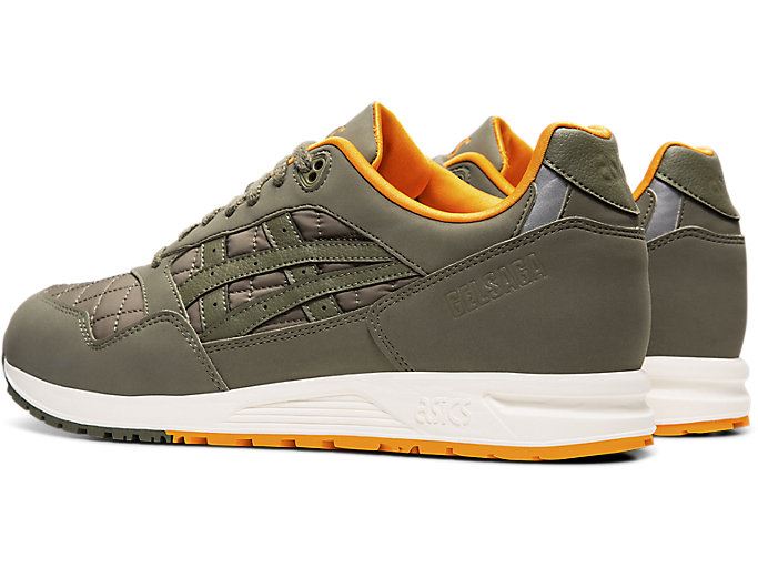 Green / Green Asics GEL-Saga Men's Sneakers | KOXA9970