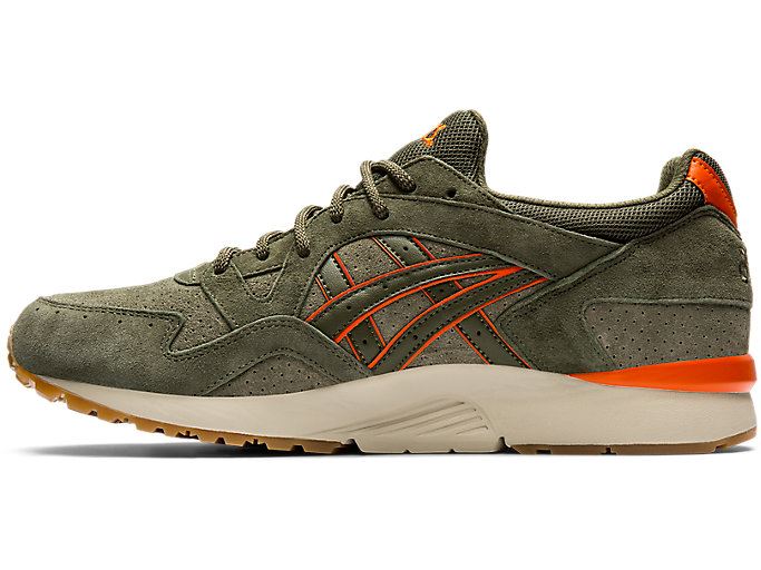 Green / Olive Asics GEL-Lyte V Men's Sneakers | SRRA9039