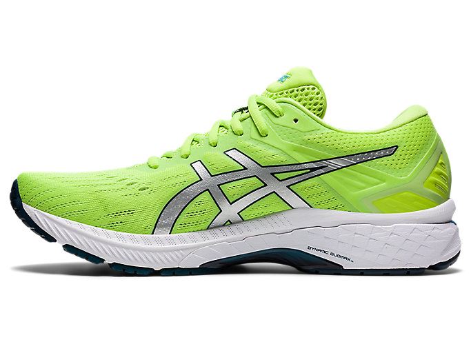 Green / Silver Asics GT-2000 9 Men's Running Shoes | TYUC4327