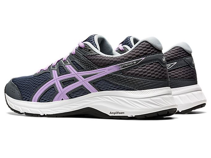 Grey Asics GEL-CONTEND 6 Women's Running Shoes | VMZD1904