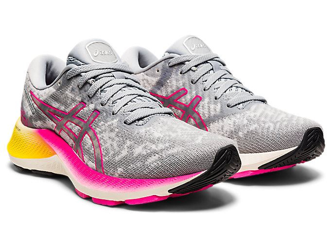 Grey Asics GEL-KAYANO LITE Women's Running Shoes | UZMM3842