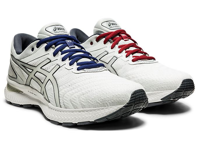 Grey Asics GEL-Nimbus 22 RCxA Men's Running Shoes | AMLC5878