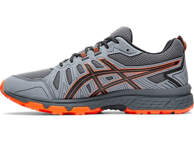 Grey Asics GEL-VENTURE 7 (4E) Men's Trail Running Shoes | HWJN2915