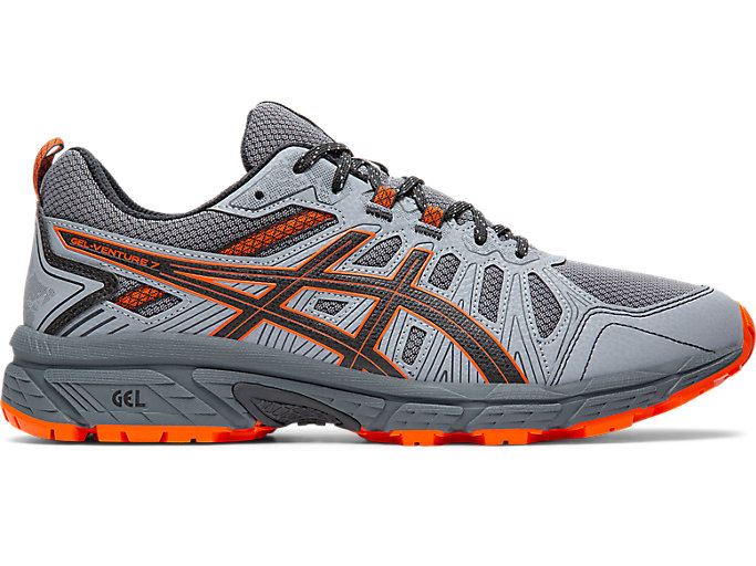 Grey Asics GEL-VENTURE 7 (4E) Men's Trail Running Shoes | HWJN2915