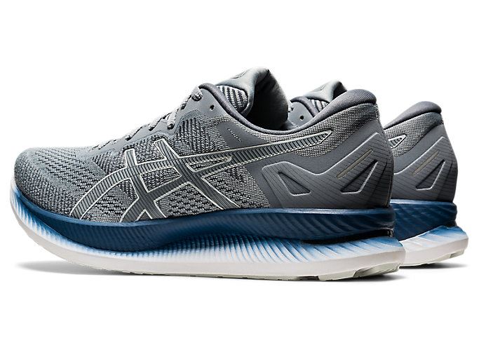 Grey Asics GLIDERIDE Men's Running Shoes | FLZN9793