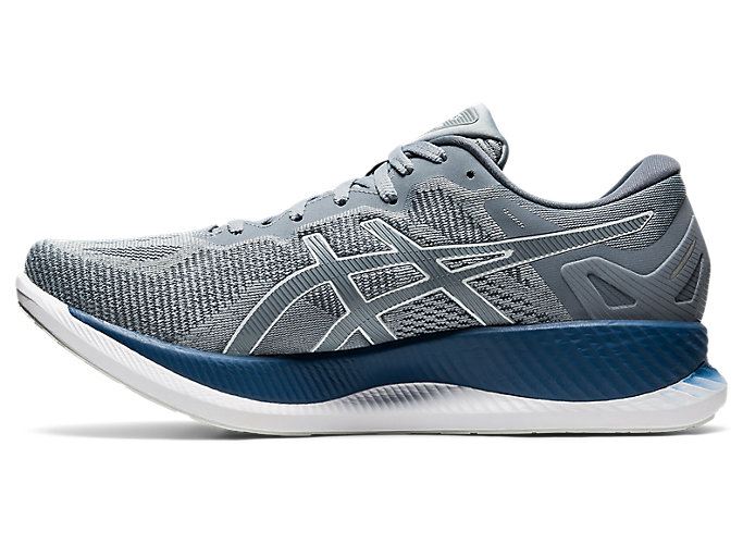 Grey Asics GLIDERIDE Men's Running Shoes | FLZN9793