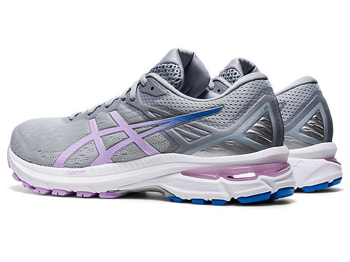 Grey Asics GT-2000 9 Women's Running Shoes | ACNK2608