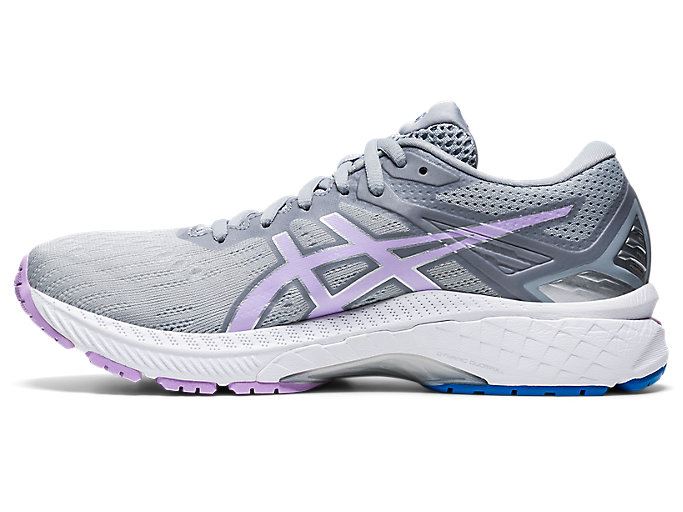 Grey Asics GT-2000 9 Women's Running Shoes | ACNK2608