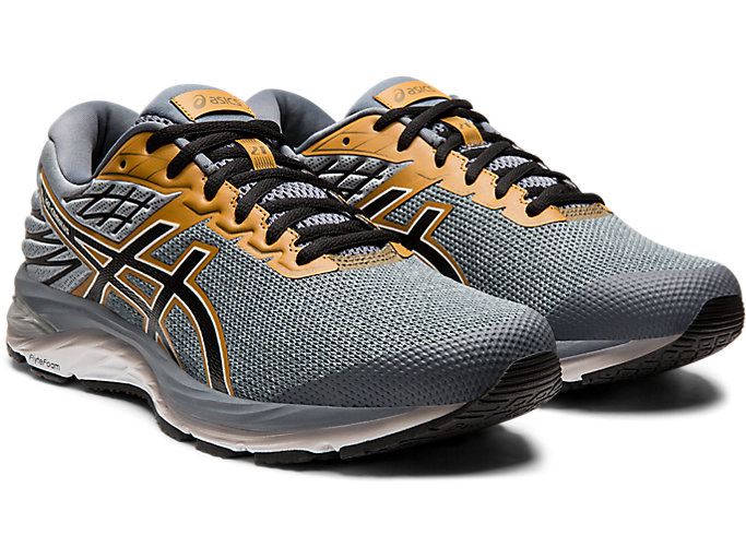 Grey / Black Asics GEL-CUMULUS 21 Men's Running Shoes | BPEA8634