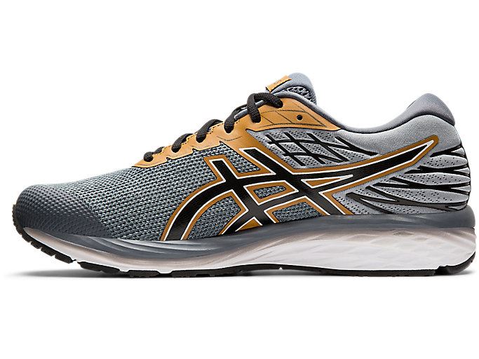 Grey / Black Asics GEL-CUMULUS 21 Men's Running Shoes | BPEA8634