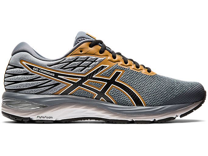 Grey / Black Asics GEL-CUMULUS 21 Men's Running Shoes | BPEA8634