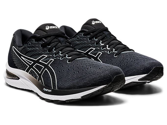 Grey / Black Asics GEL-CUMULUS 22 Men's Running Shoes | EYVK8758