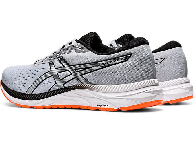 Grey / Black Asics GEL-Excite 7 Men's Running Shoes | LBXF2623