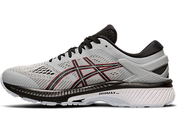 Grey / Black Asics GEL-KAYANO 26 Men's Running Shoes | NXBA6161