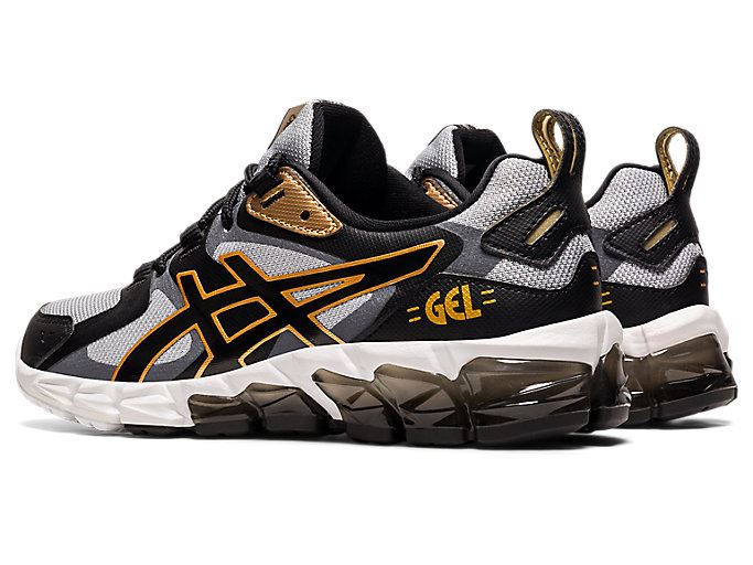 Grey / Black Asics GEL-QUANTUM 180 6 GS Kids' Sneakers | GTDV6539