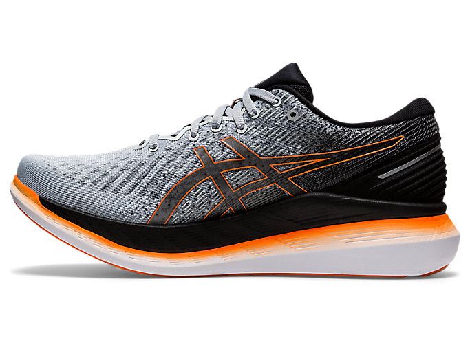 Grey / Black Asics GLIDERIDE 2 Men's Running Shoes | VXLI1752