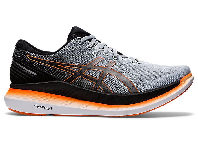 Grey / Black Asics GLIDERIDE 2 Men\'s Running Shoes | VXLI1752