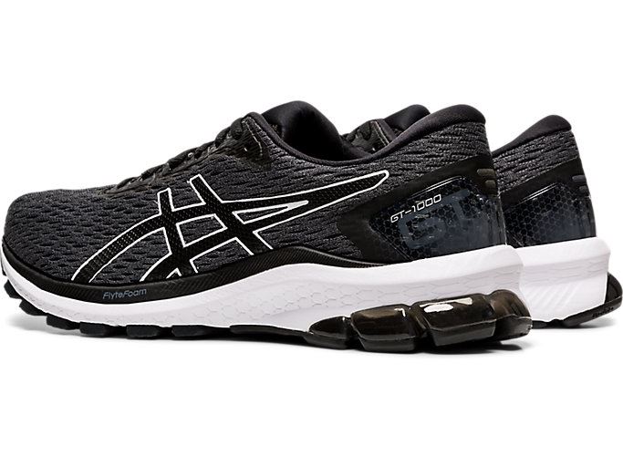 Grey / Black Asics GT-1000 9 (D) Women's Running Shoes | PUHN9899