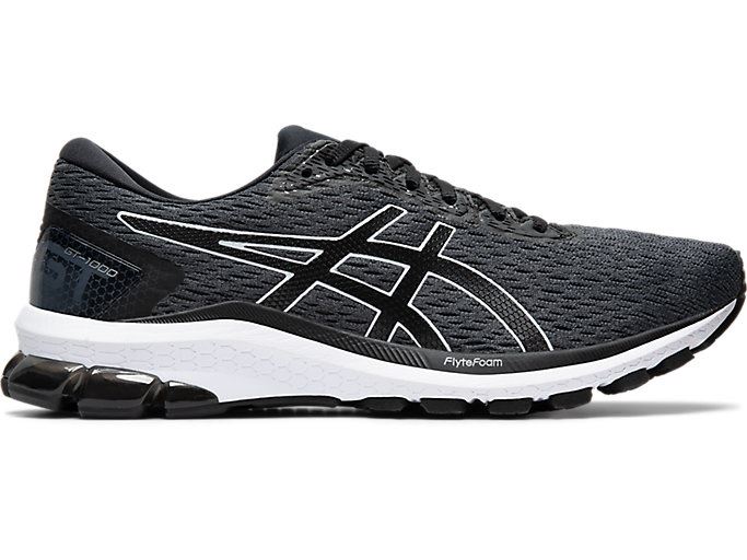 Grey / Black Asics GT-1000 9 Men\'s Running Shoes | MTEM6276