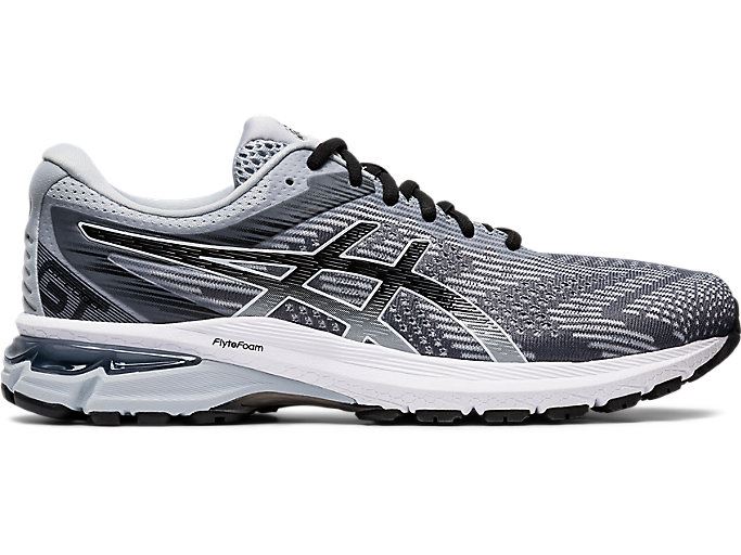 Grey / Black Asics GT-2000 8 Men's Running Shoes | TLFE0073