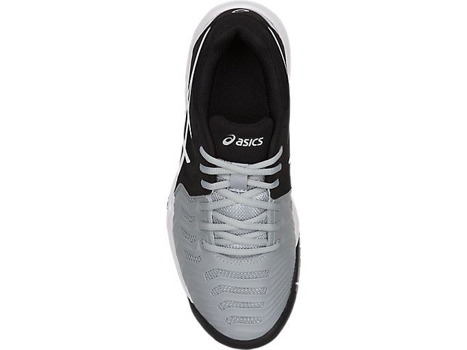 Grey / Black / White Asics GEL-Resolution 7 GS Kids' Sneakers | FUPQ3715